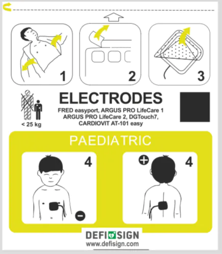 Electrodo pediátrico Schiller Fred Easyport / DefiSign Life - Imagen 2